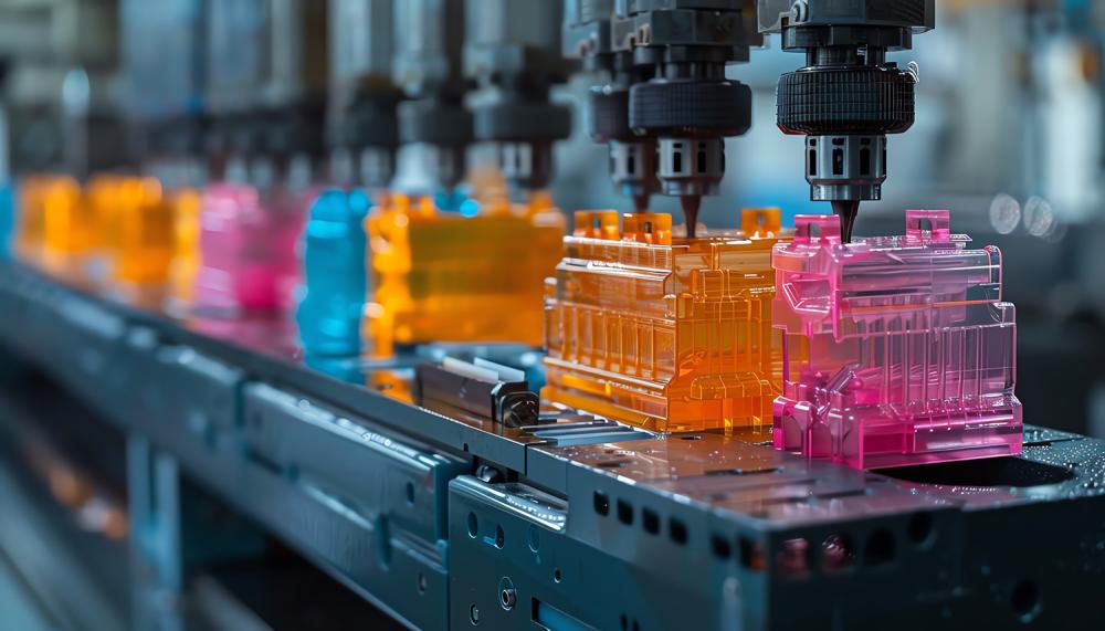 moules prêts pour l'injection plastique